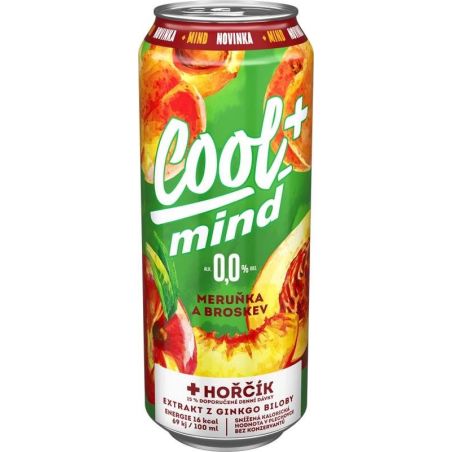 Staropramen Cool+ Mind meruňka a broskev 0,5l - plech