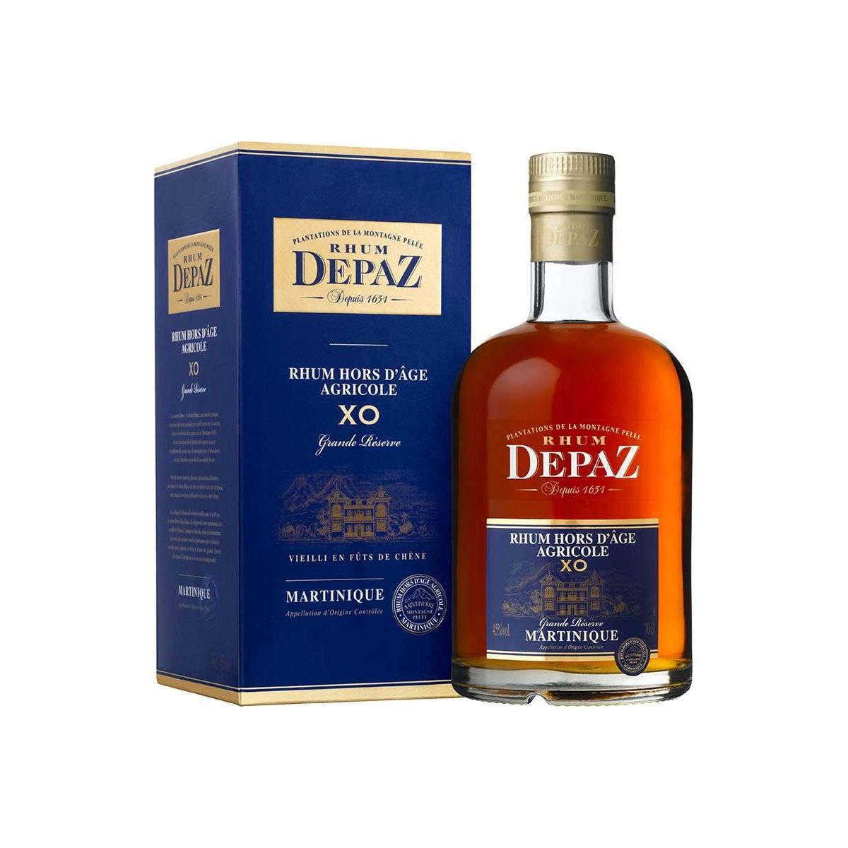 Depaz Rhum Hors d’Âge Agricole X.O. 0,7l