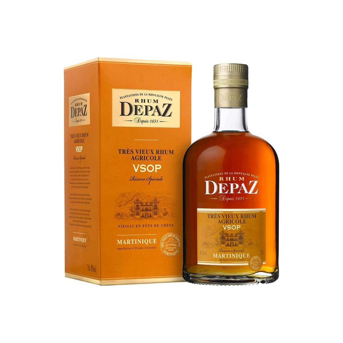 Depaz Tres Vieux Rhum Agricole V.S.O.P 0,7l