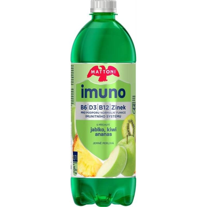 Mattoni Imuno jablko & kiwi & ananas 0,7l - PET
