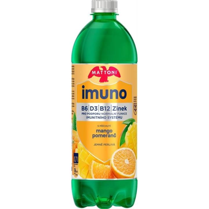 Mattoni Imuno mango & pomeranč 0,7l - PET