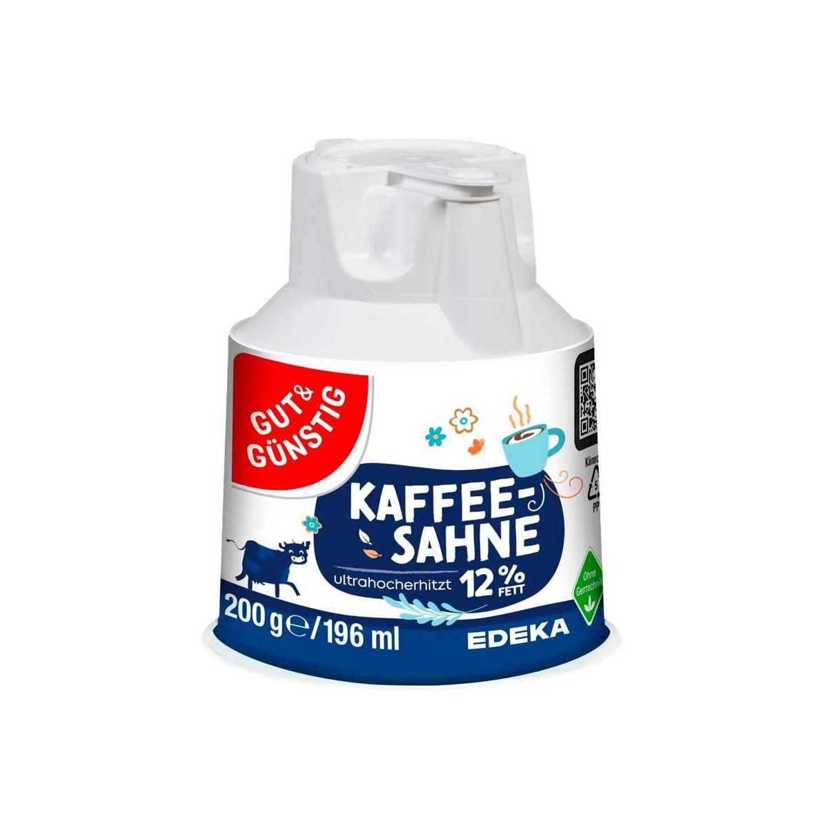 Smetana do kávy 12% G&G 200g
