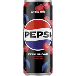 Pepsi zero sugar Cherry 0,33l - plech