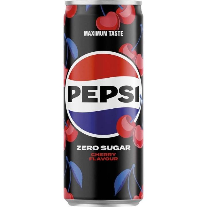 Pepsi zero sugar Cherry 0,33l - plech
