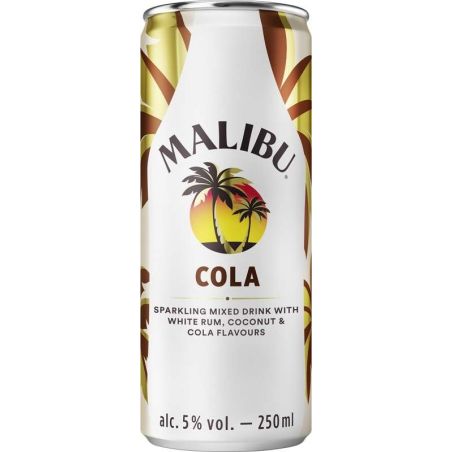 Malibu Cocktail Cola 0,25l - plech