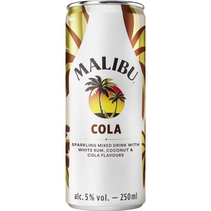 Malibu Cocktail Cola 0,25l - plech