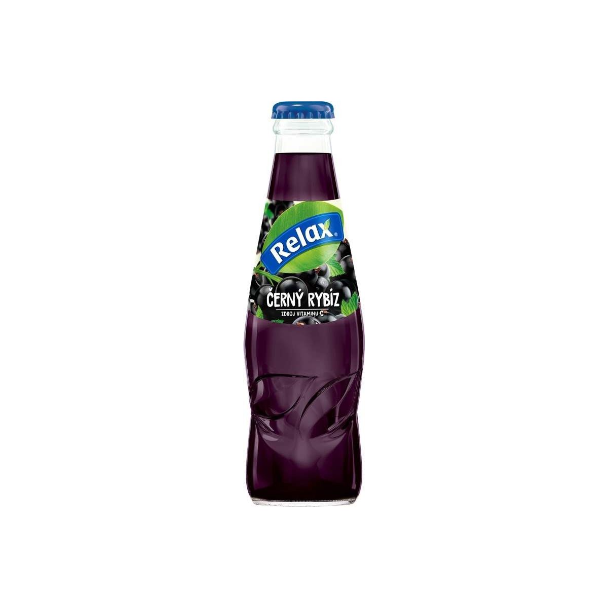 Relax černý rybíz 0,2l sklo