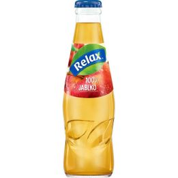 Relax jablko 100% 0,2l sklo