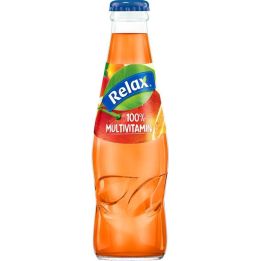 Relax multivitamin 100% 0,2l sklo
