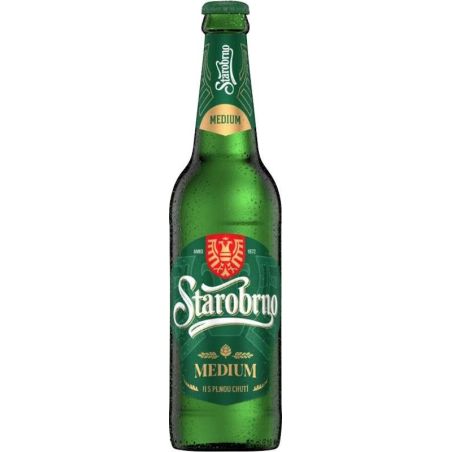 Starobrno Medium 0,5l - sklo