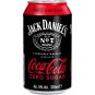 Jack Daniel's Tennessee Whiskey & Coca-Cola Zero 0,33l - plech
