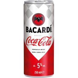 Bacardi Rum & Coca-Cola 0,25l - plech