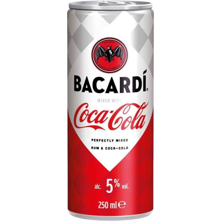 Bacardi Rum & Coca-Cola 0,25l - plech
