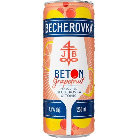Becherovka Beton Grapefruit & Tonic 0,25l - plech
