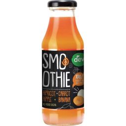 Deva Smoothie meruňka, mrkev ,jablko, banán 0,3l - sklo