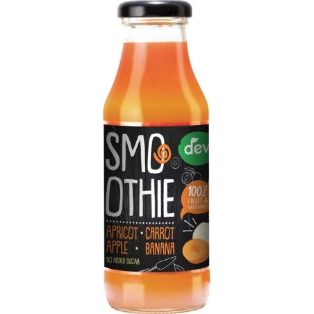 Deva Smoothie meruňka, mrkev ,jablko, banán 0,3l - sklo