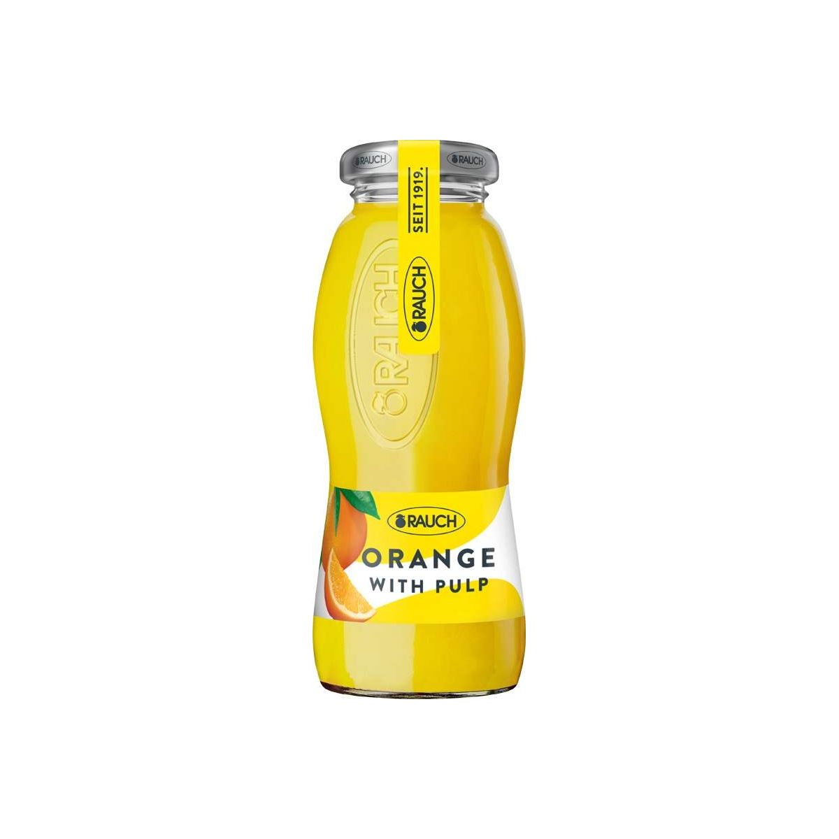 Rauch 0,2l pomeranč - sklo
