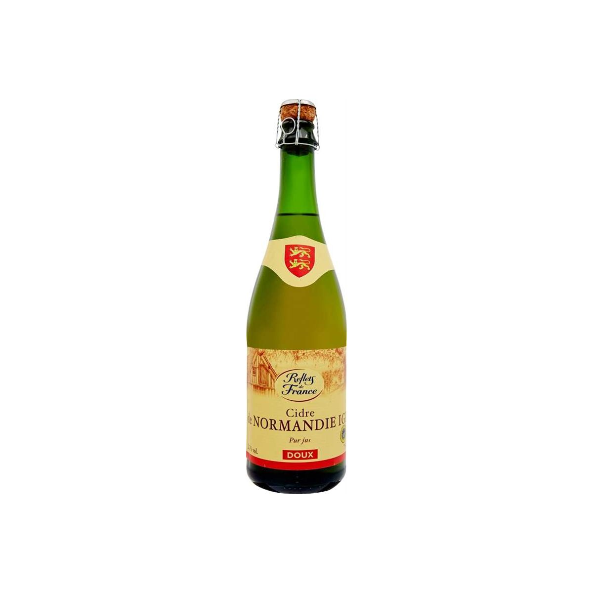 De Normandie IGP Cidre Doux 750 ml – sladký francouzský cider z Normandie