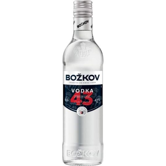 Vodka Božkov 43 % – česká prémiová vodka s vyšší silou | Stock Plzeň