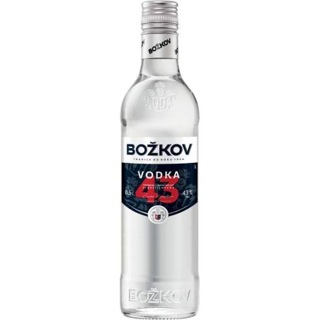 Vodka Božkov 43 % – česká prémiová vodka s vyšší silou | Stock Plzeň