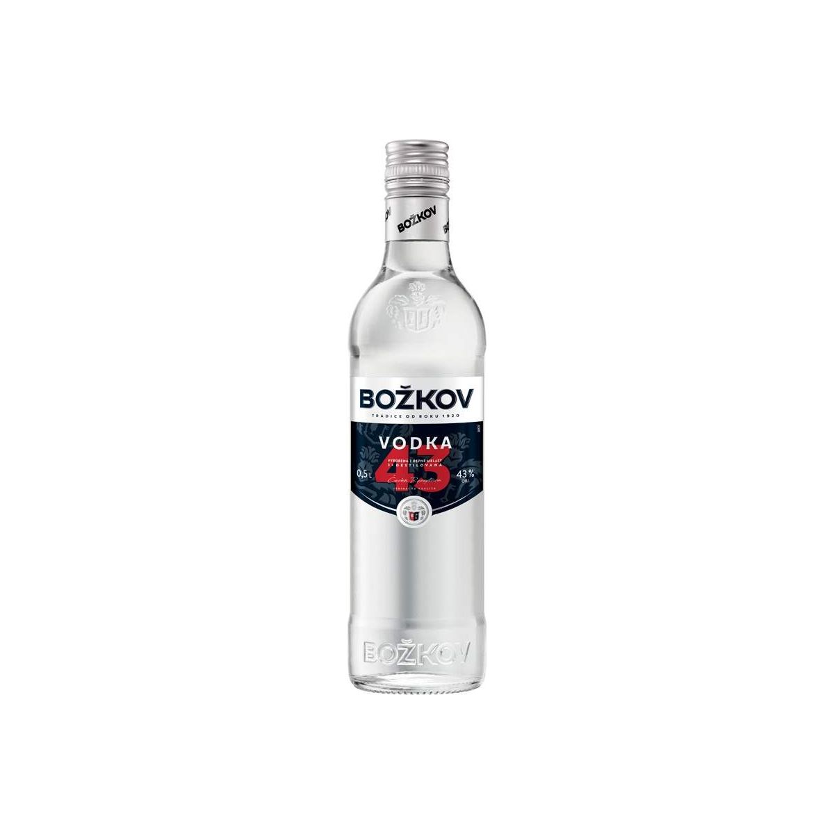 Vodka Božkov 43 % – česká prémiová vodka s vyšší silou | Stock Plzeň