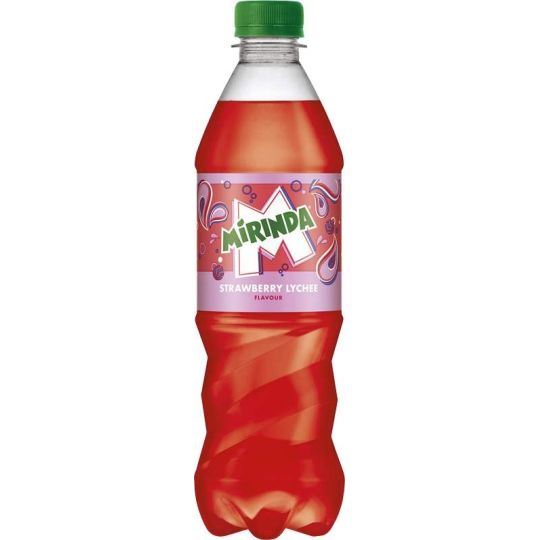 Mirinda Jahoda Liči – osvěžující ovocná limonáda s chutí jahod a liči