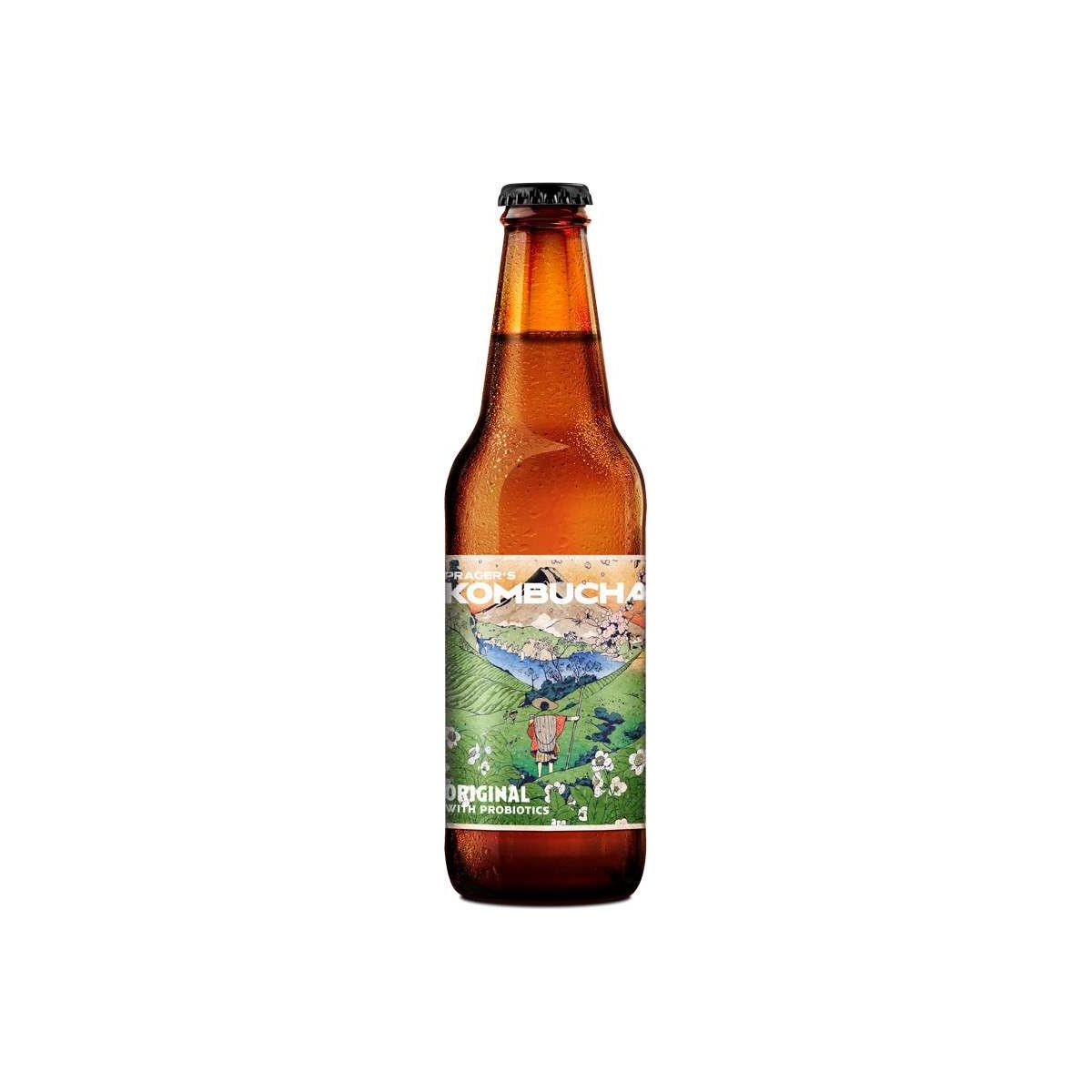 Prager's Kombucha Original 0,33l - sklo