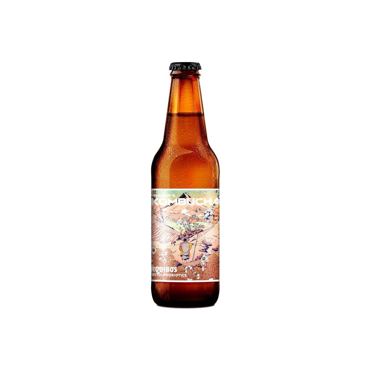 Prager's Kombucha Rooibos 0,33l - sklo