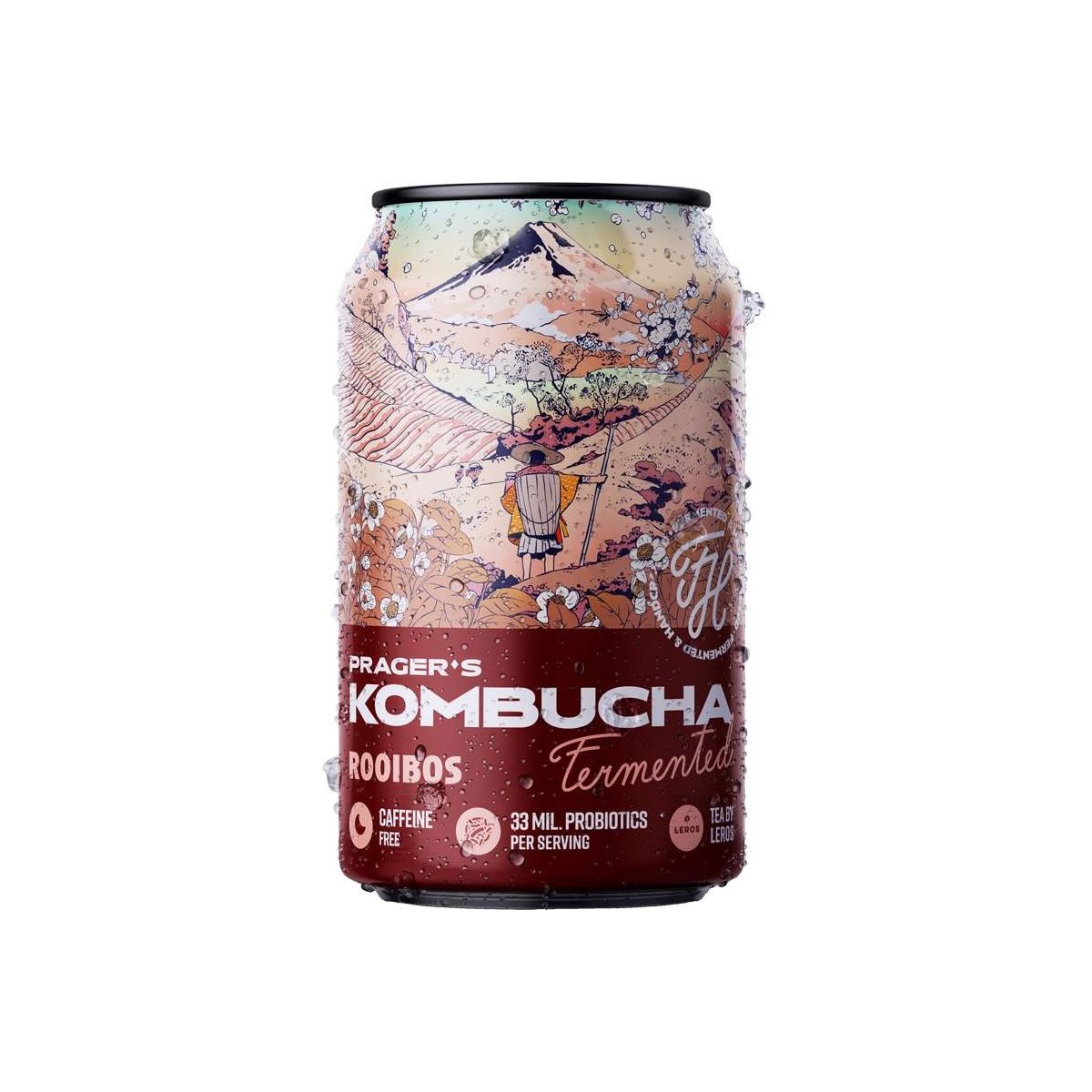 Prager's Kombucha Rooibos 0,33l - plech