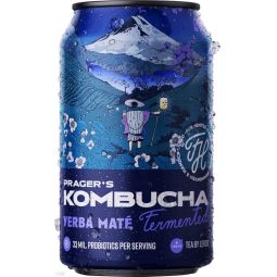 Prager's Kombucha Yerba Maté 0,33l - plech