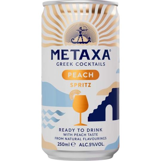 Metaxa Peach Spritz 0,25l - plech