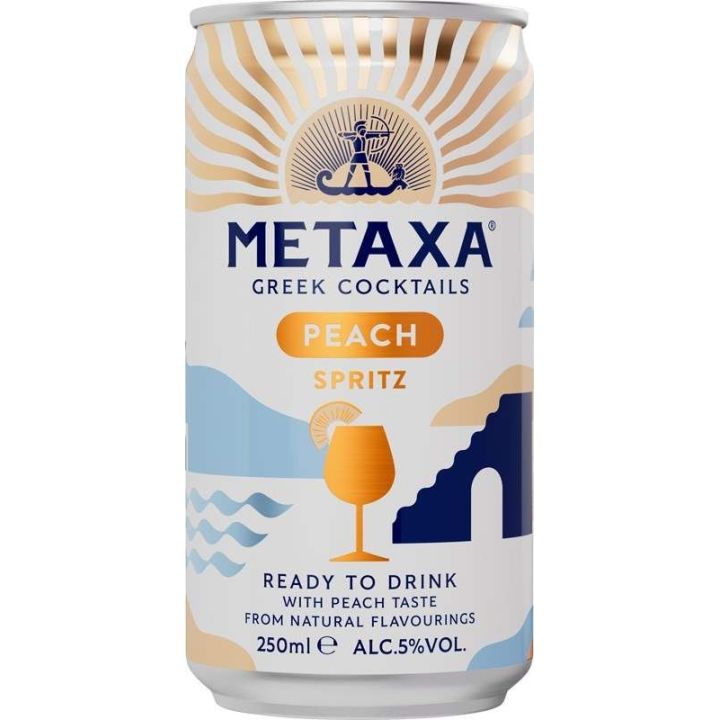 Metaxa Peach Spritz 0,25l - plech