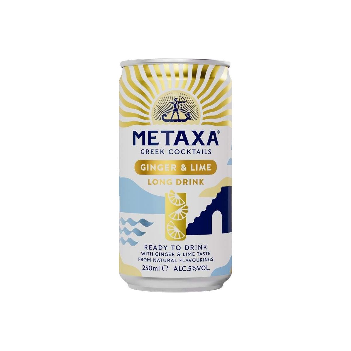Metaxa Ginger & Lime 0,25l - plech
