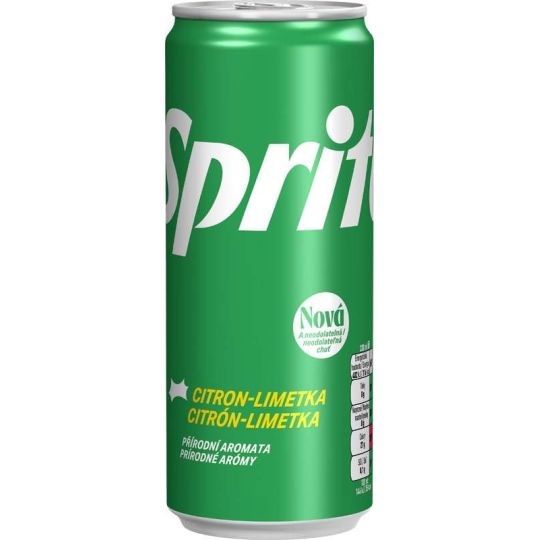 Sprite 0,33l - plech