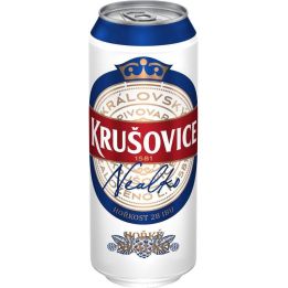 Krušovice hořké nealko 0,5l plech