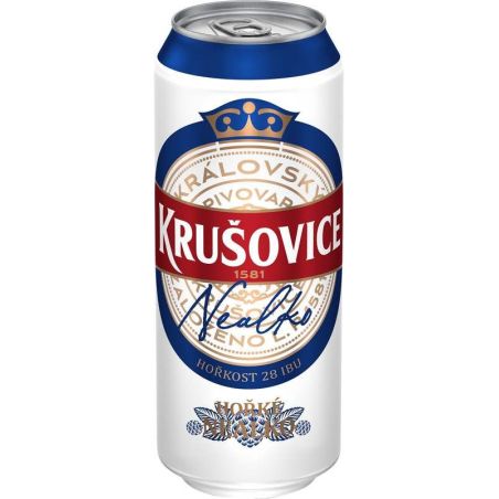 Krušovice hořké nealko 0,5l plech
