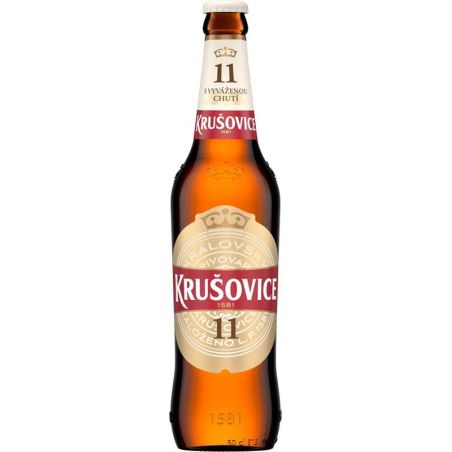 Krušovice 11 světlý ležák 0,5l - sklo