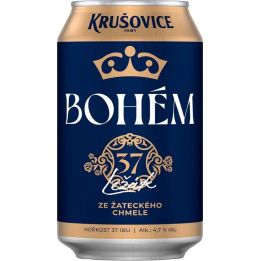 Krušovice Bohém 0,33l - plech