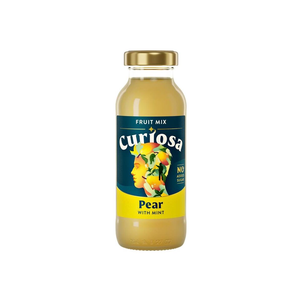 Curiosa Hruška s mátou 0,25l - sklo