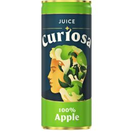 Curiosa Jablko 100% 0,33l - plech