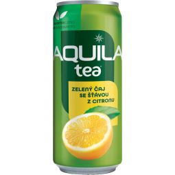 Aquila zelený čaj se šťávou z citronu 0,33l - plech