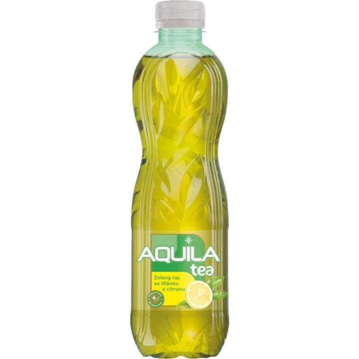 Aquila zelený čaj se šťávou z citronu 0,5l - PET