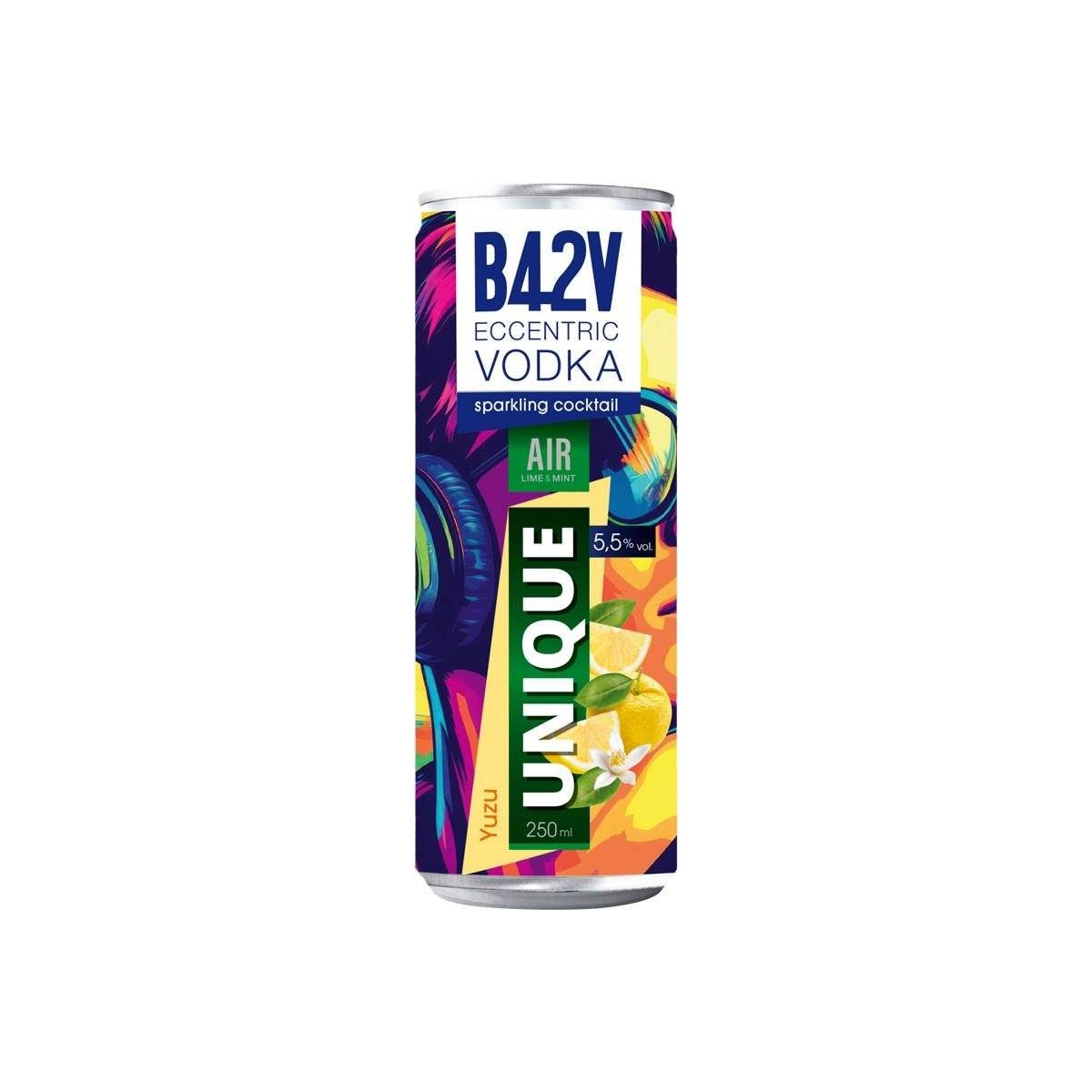 B42V Eccentric Vodka Air Lime & Mint Unique Yuzu 0,25l - plech
