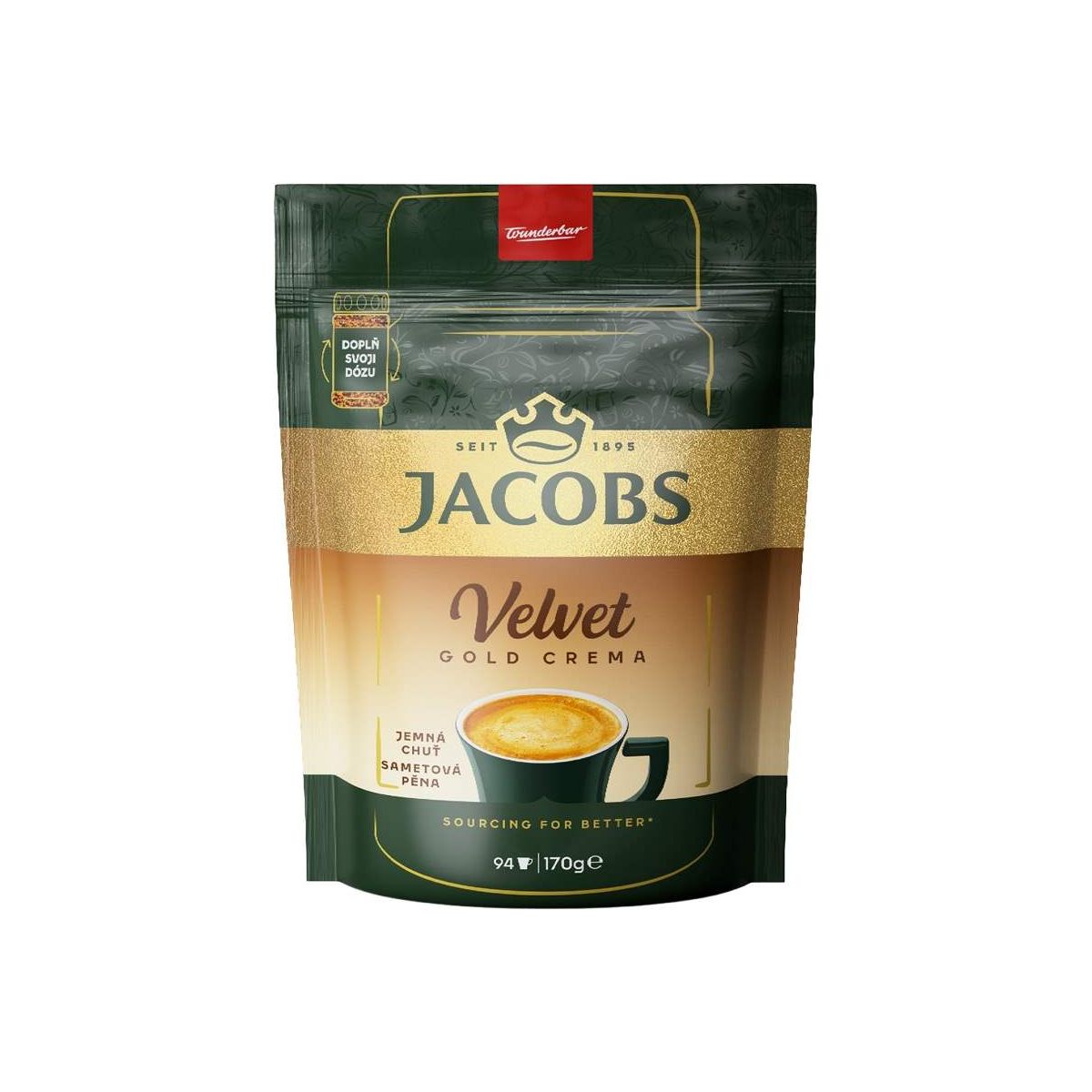Jacobs Velvet Gold Crema instant 170g