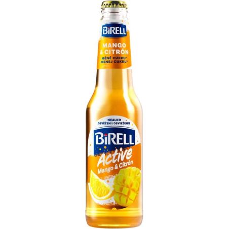 Birell Active Mango & citron 0,33l - sklo