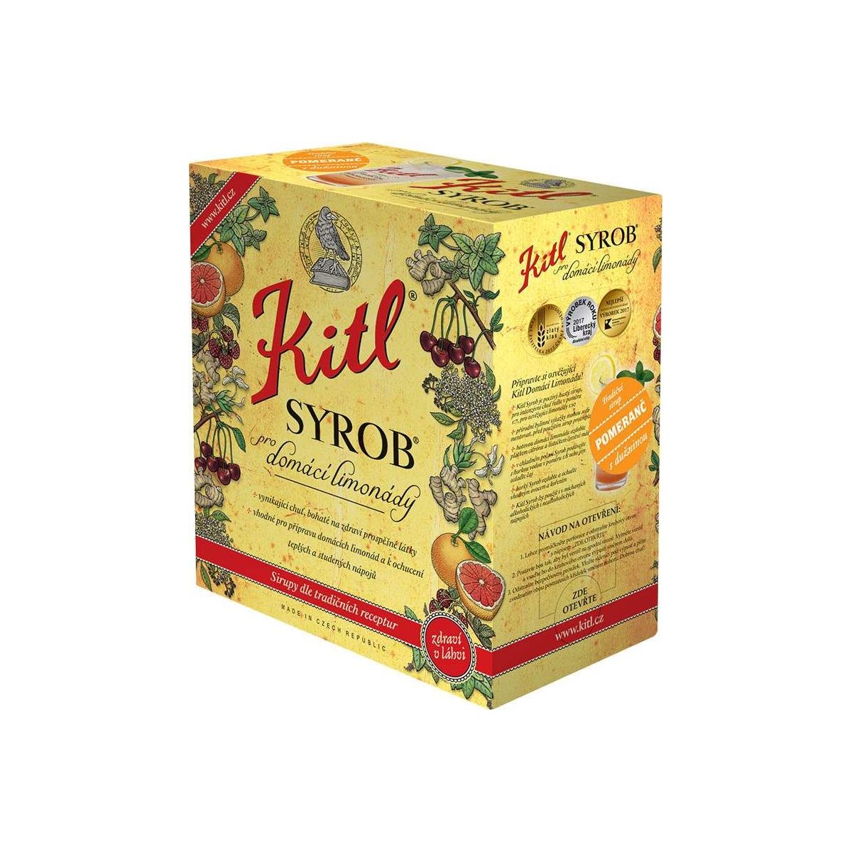 Kitl Syrob Jablko se skořicí 5l