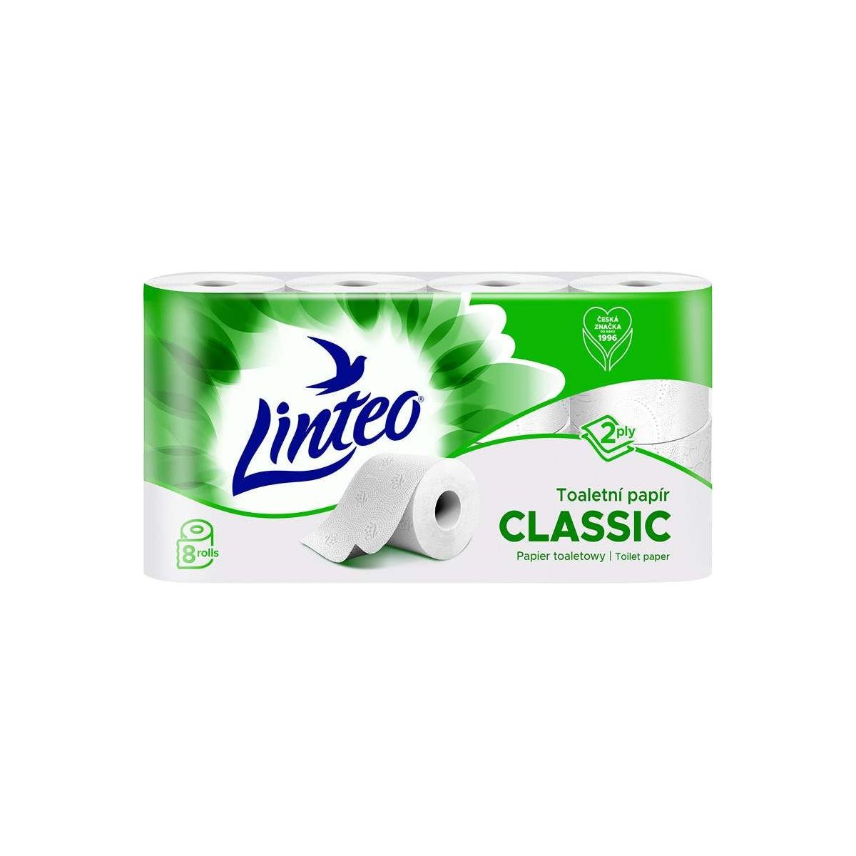 Toaletní papír Linteo Classic 2vr. 8 x15m