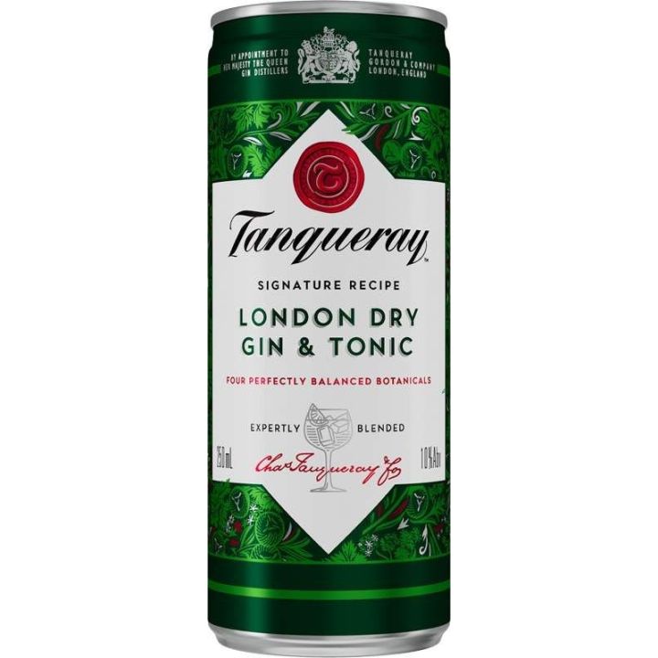 Tanqueray London Dry Gin & Tonic 0,25l - plech