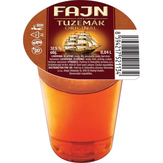 Fajn Tuzemák Original 0,04l - panák