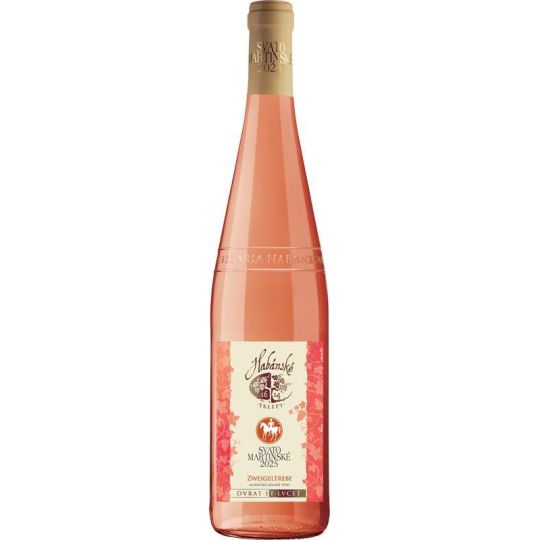 Svatomartinské Zweigeltrebe rosé 0,75l - Habánské sklepy